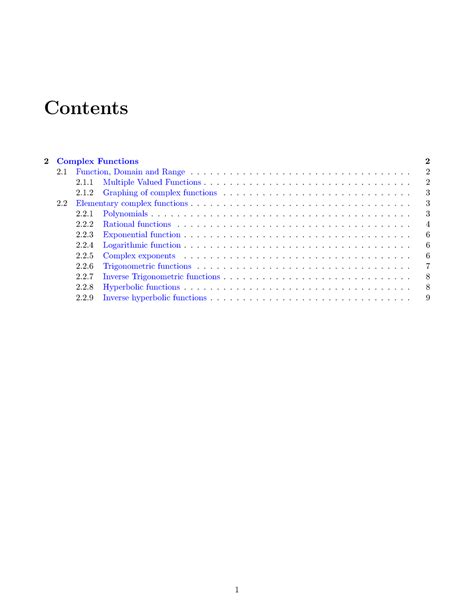 Chap2 complex functions - Contents 2 Complex Functions 2 Function ...