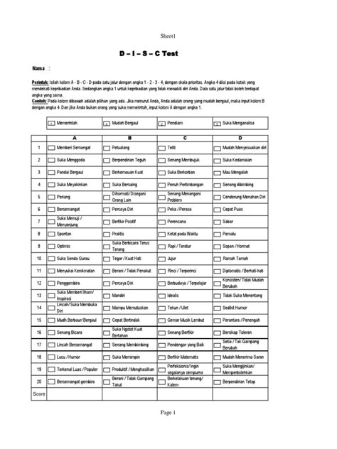 Form Disc Test 的图像结果