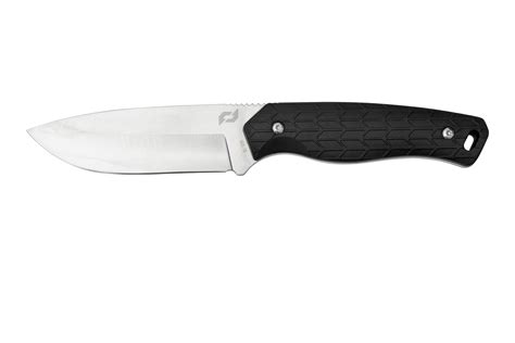 Schrade Exertion Drop Point Knife 1159309, black fixed knife ...