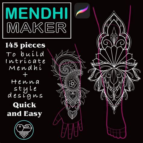 Buy Mehndi Stencil Online In India - Etsy India