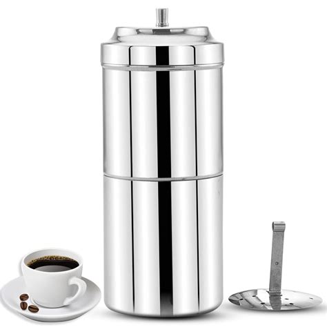 Buy PANCA South Indian Filter Coffee Maker 200 ML,2-4 Cups Stainless ...