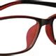 PETER JONES EYEWEAR Transparent Full Rim Rectangle Frame (50 Mm) - For ...