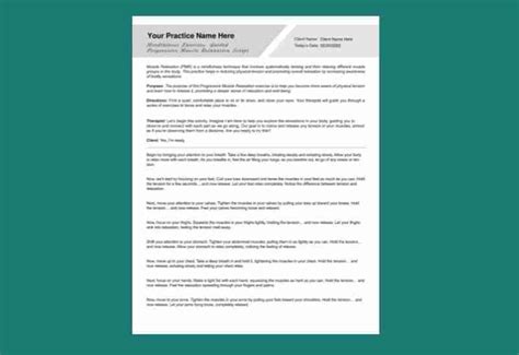 Image result for Guided Muscle Relaxation Script
