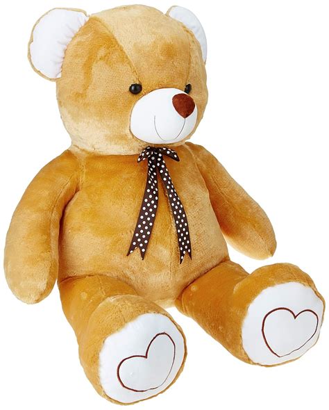 Buy Amazon Brand - Jam & Honey Teddy Bear Soft Toy (100 Cm, Brown ...