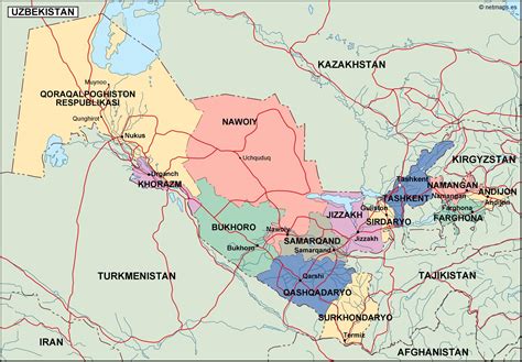 Where Is Uzbekistan Located On The World Map - Map
