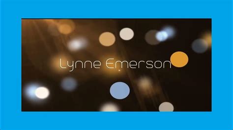 Lynne Emerson - appearance - YouTube