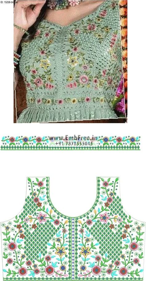 Image result for Thread Embroidery Design Pattern 0N Blouse
