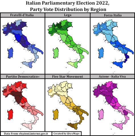 Italy. Legislative Election 2022 - Electoral Geography 2.0
