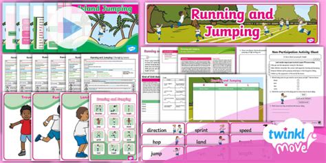 👉 Multi-Skills: Y1 Running and Jumping Unit Pack - Twinkl