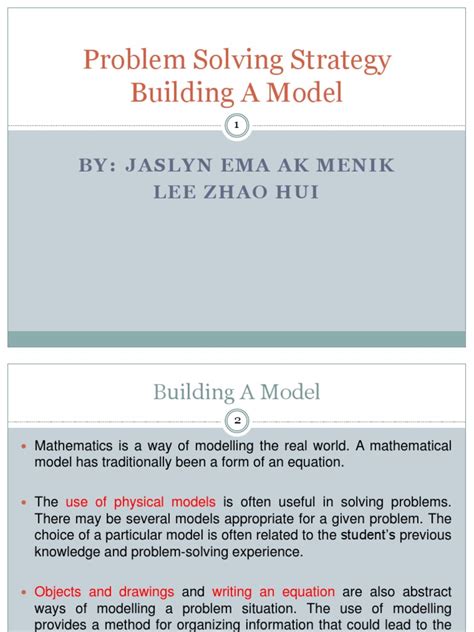 Image result for Problem Solving Models Math