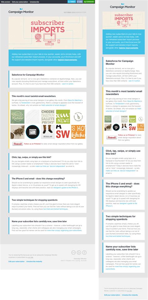 Image result for E-Newsletter Examples