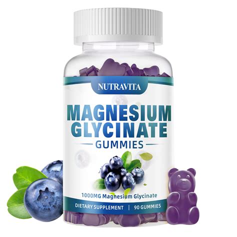 Buy Magnesium Glycinate Gummies 1000mg with Magnesium L-Threonate ...