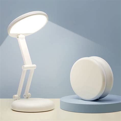 Battery Operated Lamp Small Desk Lamp Foldable & Portable Light,8 ...
