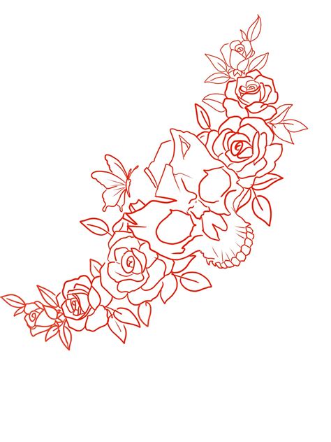 Tattoo Ideas Female Stencil, Flower Tattoo Stencils, Drawing Stencils ...