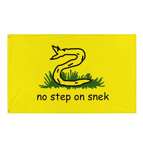 No Step On Snek Flag – Stickthison