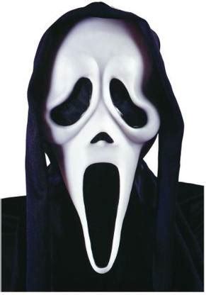 Fun World Mens Ghost Face Mask As Seen In The Movie Scream, White, One ...