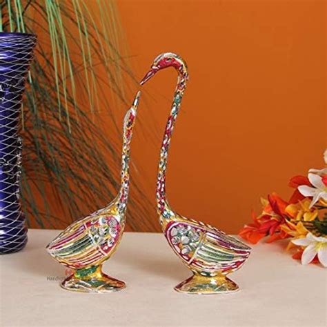 Handicrafts Paradise Pair of Kissing Swan/Duck Home Decor Showpiece in ...