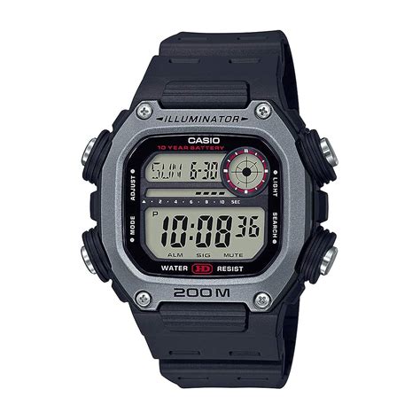 Casio Digital Black Dial Men's Watch-DW-291H-1AVDF (I116) : Amazon.in ...