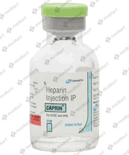 CAPRIN 25000IU INJECTION VIAL 5 ML Price, Uses, Side Effects ...