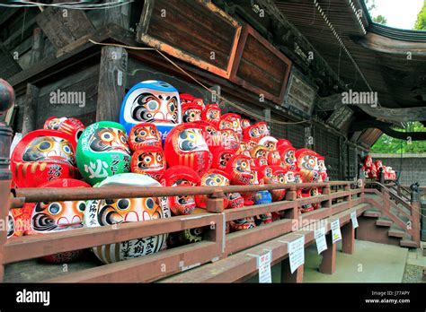 Daruma dolls at Shorinzan Daruma Temple in Takasaki