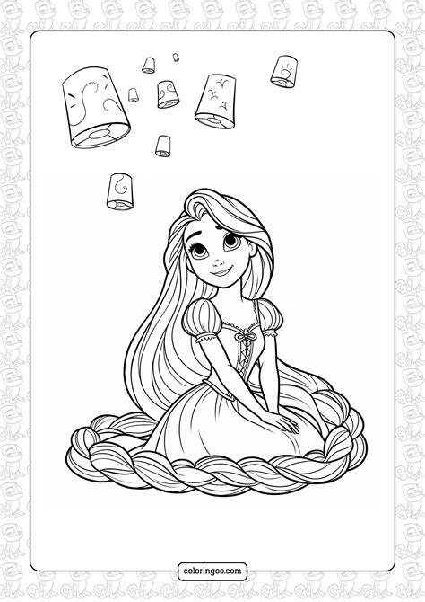 Rapunzel Coloring Pages Print Out [2025]