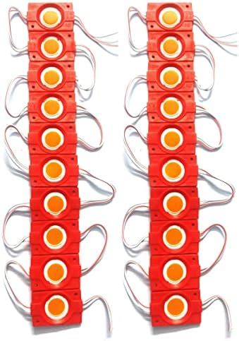 Buy Steko 20 Pieces (White) Dc 12 Volt 2.4 Watt Coin Shape Led Module ...