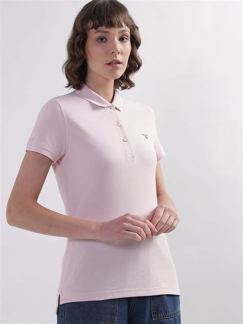 Shop Gant Pink Regular Fit Polo T-Shirt Online – Iconic India