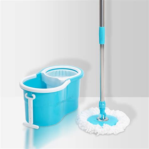 LivingBasics Magic Mop with Bucket for Floor Cleaning Rotation Spinnin ...