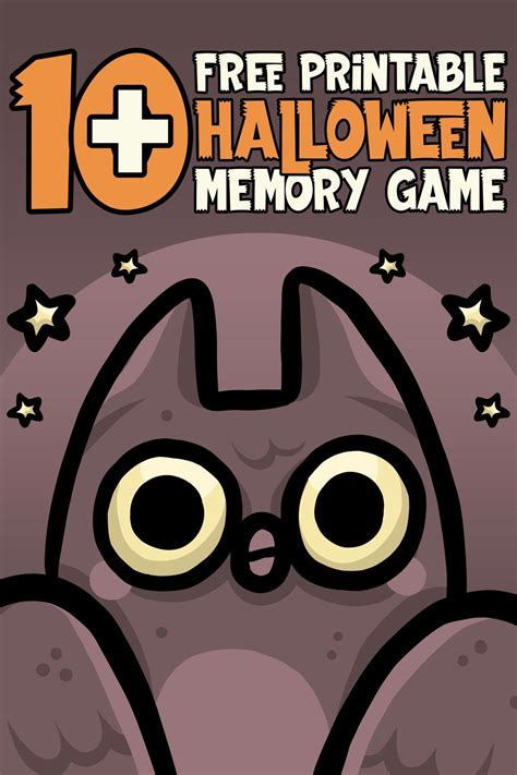 Halloween Memory Game - 15 Free PDF Printables | Printablee