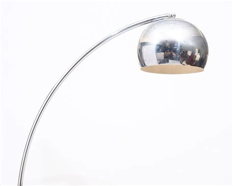 Mid-Century Chrome Floor Lamp For Sale at 1stDibs