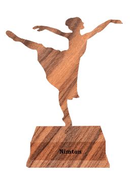 Eco-Friendly Wooden dancing lady Memento - Nimton Sales and ...