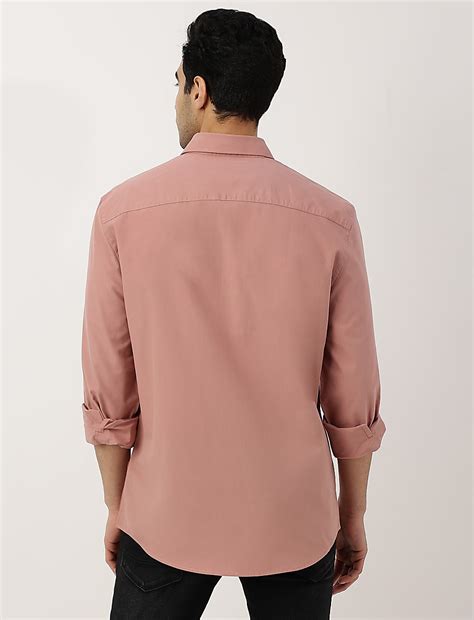 Buy Pure Cotton Plain Button-down Collar Shirt at Marks & Spencer
