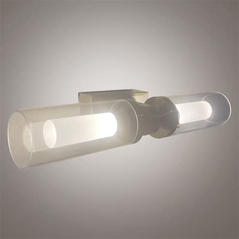 Fluid Brass LED Mirror Light For Bathroom| Light & Living
