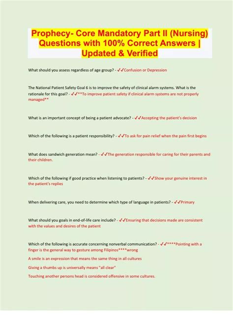 Image result for Core Mandatory 2 Test Answers