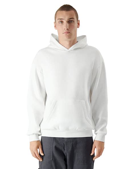 American Apparel Unisex ReFlex Fleece Pullover Hooded Sweatshirt ...