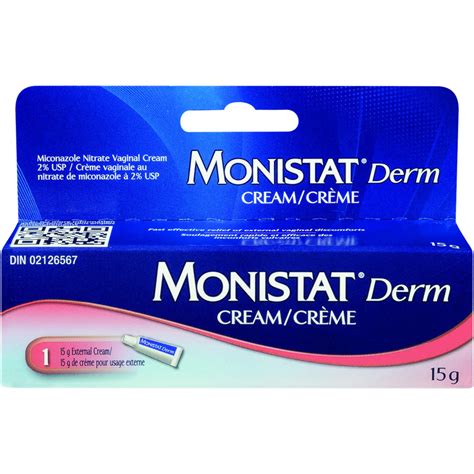 Monistat Derm Cream - Antifungal Relief for Vaginal Itching, Burning, Irritation - 9g, 15g, 30g ...