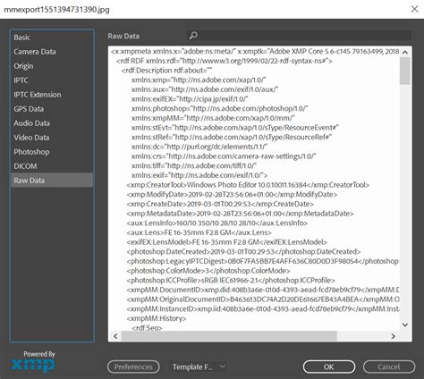 Metadata File Format 的图像结果