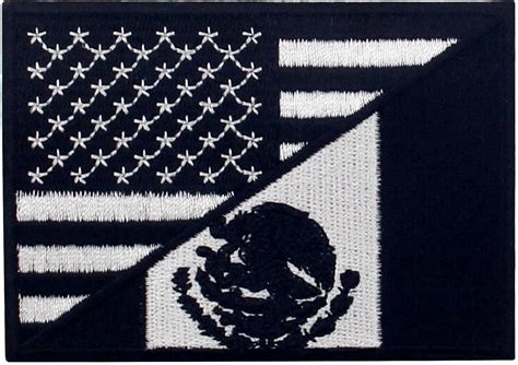 USA American United State Flag and Mexico Flag Patch India | Ubuy