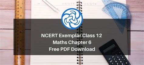 NCERT Exemplar Class 12 Maths Chapter 6 - eSaral
