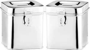 Klerie Stainless Steel Shape Money Bank Piggy Banks Antique Coin Bank ...