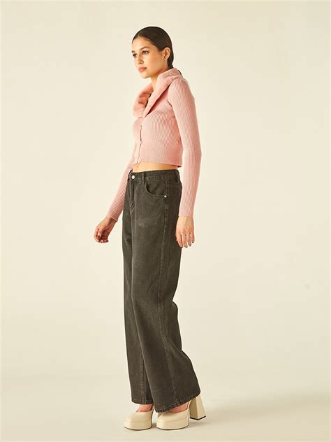 Pretty Pink Crop Cardigan