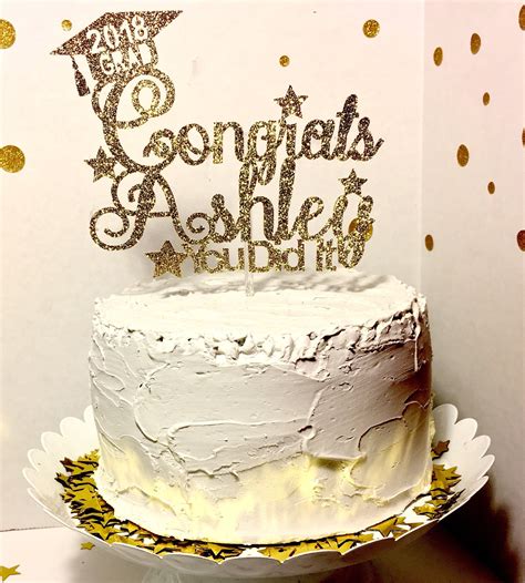 Personalized Graduation Cake Toppers 2023 - Design Talk