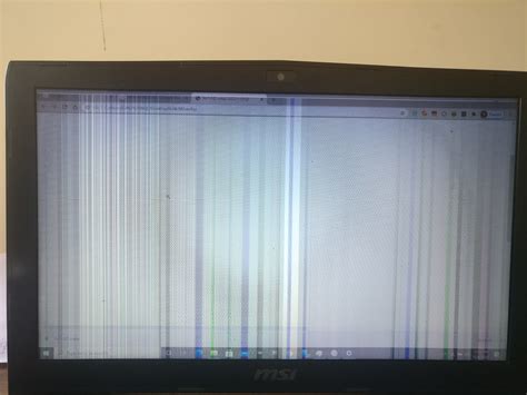 Laptop screen multi-colour vertical lines | MSI Global English Forum