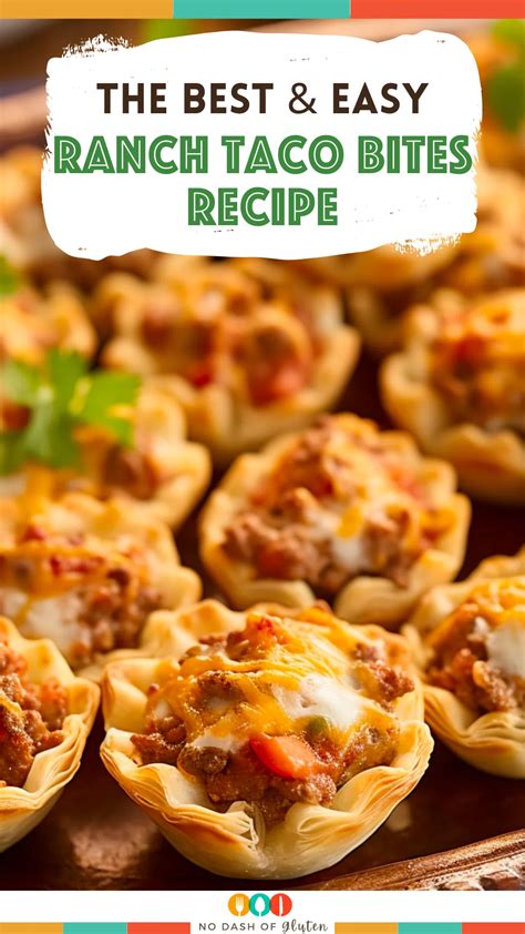 Easy Ranch Taco Bites