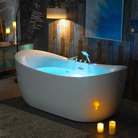 Amazon.com: WOODBRIDGE 72" x 35-3/8" Whirlpool Water Jetted and Air ...