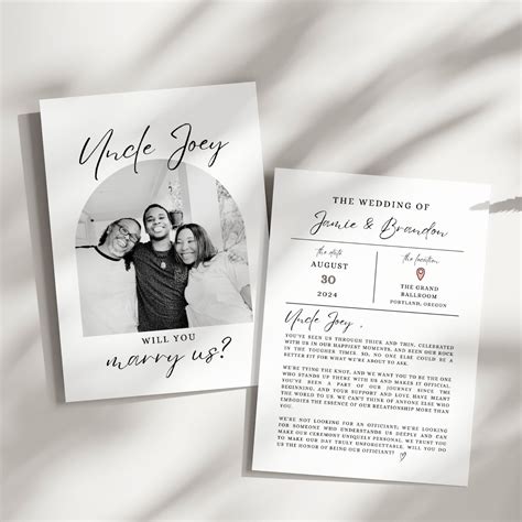 Letter asking someone to officiate your wedding 60 photos ...
