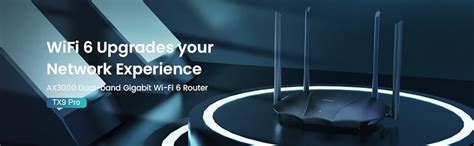 Tenda TX9 Pro AX3000 Dual Band Gigabit WiFi 6 Smart Router, 3 Gigabit ...
