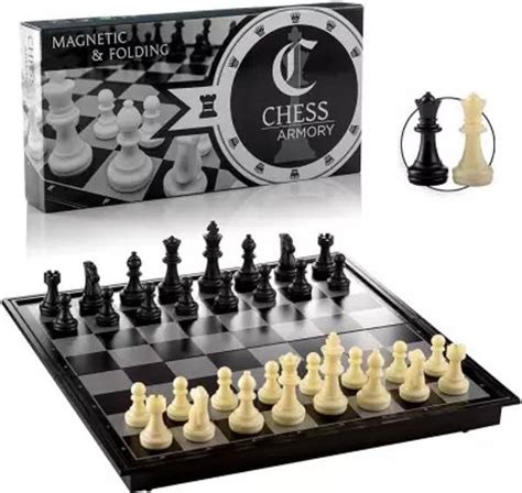 AR Jouiet Mansion Magnetic Chess Set with Folding Board for Kids and ...