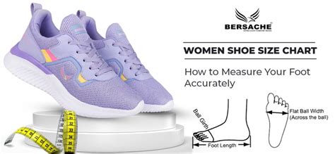 Women Shoe Size Chart: How to Measure Your Feet Accurately – Bersache