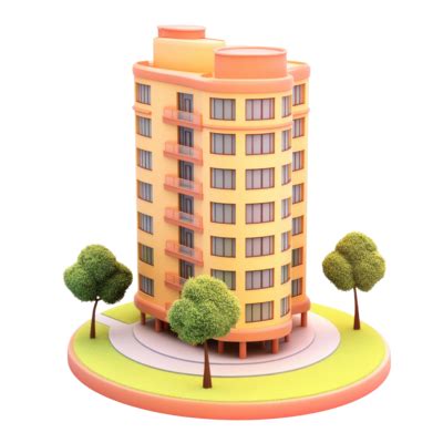 People in Different Buildings Cartoon Png 的图像结果